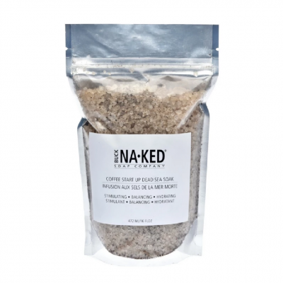 Coffee Start Up Dead Sea Salt Soak - Buck Naked 472ml